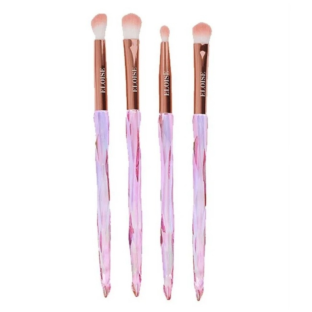 Eloise Beauty Prism Luxury Eyeshadow 4 Brush Set Synthetic NEW IN PACKAGE